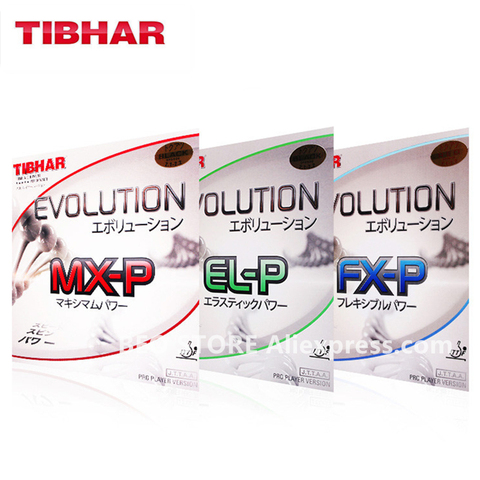 TIBHAR EVOLUTION MX-P EL-P FX-P Pimples in with sponge Table Tennis Rubber Ping Pong tenis de mesa ► Photo 1/6