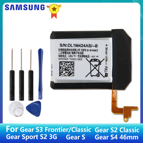 SAMSUNG Original Battery EB-BR760ABE For Samsung Gear S3 Frontier R760 SM-R765 S2 3G Classic SM-R720 Gear S SM-R750 Gear S4 46mm ► Photo 1/6