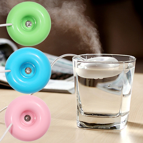 Mini Portable Donuts USB Air Humidifier Purifier USB Aroma Essential Oil Diffuser Mist Maker For Home Atomizer Aromatherapy ► Photo 1/6