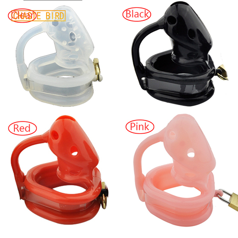 Chaste Bird Latest Design Birdlocked Pico Massage Silicone Spikes Massage Male Chastity Cage A128 ► Photo 1/6