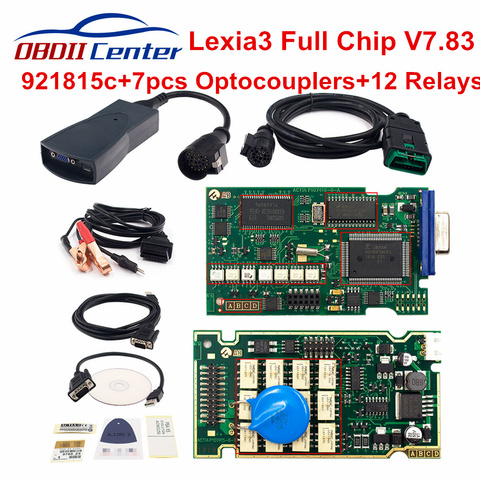 Lexia3 V7.83 PSACOM Bluetooth Auto Diagnostic Scanner For Peugeot For Citroen PSA COM Replace Lexia-3 Full Chip Pp2000 Diagbox ► Photo 1/6