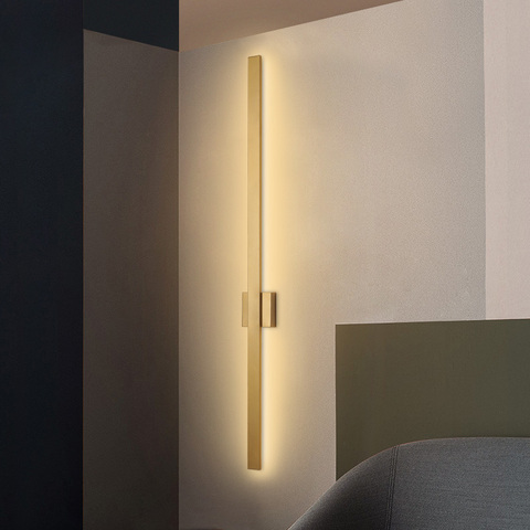 Nordic Minimalist Long Wall Lamps Modern Led Wall light Indoor Living Room bedroom LED Bedside Lamp Home Decor Lighting Fixtures ► Photo 1/6