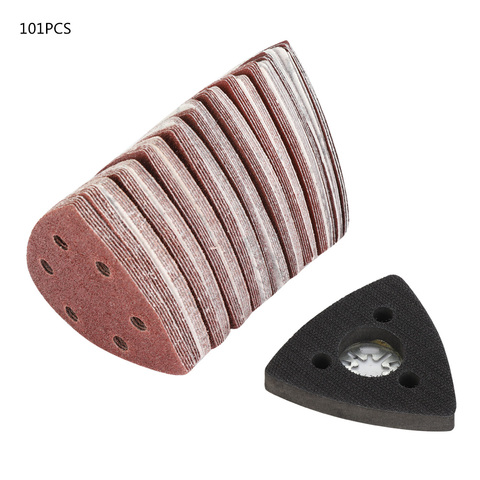 101pc Sanding Set Sandpaper For Bosch Fein Oscillating Multi Tool Cutting Cutter Pad Loop Sanding Disc Polish ► Photo 1/6