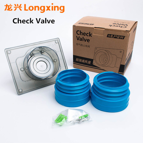 LX exhaust fan check valve bathroom exhaust ventilation check valve tamper anti-backflow equipment 100 or 110 mm in diameter ► Photo 1/6