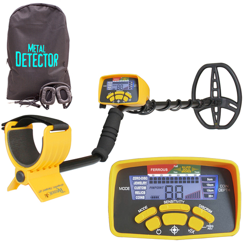 Underground Metal Detector MD-6450 Professional Gold Digger Treasure Hunter with digital display,backup light ► Photo 1/5