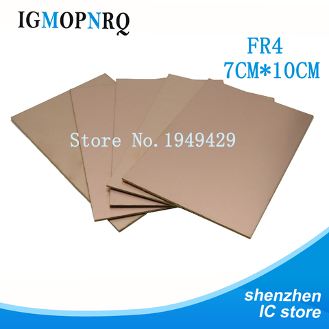 5pcs PCB FR4 7*10CM Single Side Copper Clad plate DIY PCB Kit Laminate Circuit Board 7x10cm ► Photo 1/1