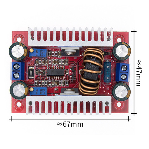 DC 400W 15A Step-up Boost Converter Constant Current Power Supply LED Driver 8.5-50V to 10-60V Voltage Charger Step Up Module ► Photo 1/6