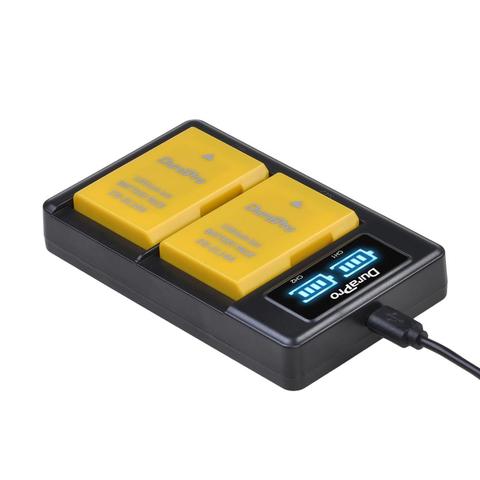 DuraPro 2pc 1530mAH EN-EL14a EN-EL14 EL14 Battery Charger Set for Nikon D5600,D5500,D5300,D5200,D5100,D3200,D3300,P7800,P7100 ► Photo 1/6