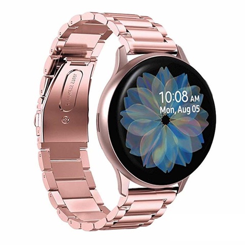 Stainless Steel Strap For Galaxy Watch Active2 40mm Bands Active 2 44mm Band 20mm for Samsung Galaxy Watch Active 2 watchband ► Photo 1/6