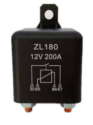 High power 200A/DC12V/24V/48V Relay 4 Pin For Car Auto Heavy Duty Install car continuous relay for Amp Style ► Photo 1/1