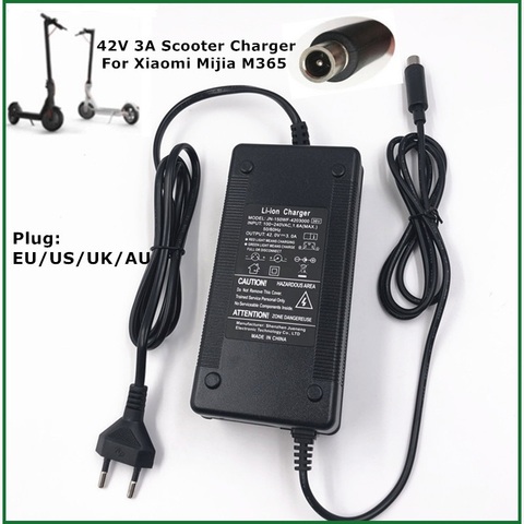 42V 3A Electric Skatebaord Adapter Scooter Charger For 36V Mijia M365 Pro  Electric Scooter Bike Accessories EU/US/AU/UK Plug ► Photo 1/6
