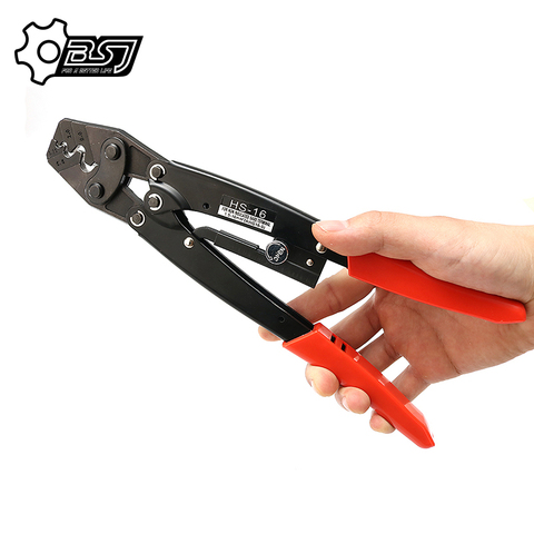 HS-16 Crimping Pliers Cable Lug Crimper Tool Bare Terminal Wire Plier Cutter 1.25-16 Square Millimeter Cutters Cutting Hand Tool ► Photo 1/1