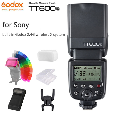 GODOX TT600S GN60 Flash Light Master Slave Speedlite 2.4G Wireless X System for Sony DSLR Camera A7S A7 A7R II A7MII A6000 A6300 ► Photo 1/6