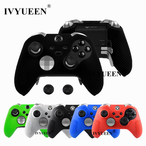 IVYUEEN 5 Colors Anti-Slip Silicone Protective Case Skin for Microsoft Xbox One Elite Controller Cover Thumb Stick Grips Caps ► Photo 1/6