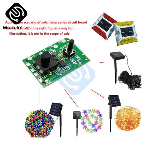 1.2V Solar String Light Circuit Board Solar Nail lamp Controller with Switch Solar Light Controller Board for 1.2V Ni-MH Battery ► Photo 1/6