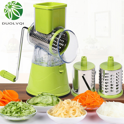 Duolvqi Multifunctional Vegetables Cutter Manual Cutting Vegetable Potato Slicer Shredded Slices Practical Kitchen Tools ► Photo 1/5