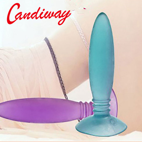 Candiway Soft Silicone Waterproof Mini Bullet Shape Anal Plug Clitoris Stimulator Anal Massage Adult Sex Toys For Women Men 1PC ► Photo 1/6