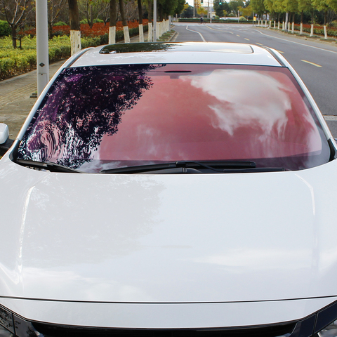 HOHOFILM 50cmx300cm Window Tint Film 81%VLT Chameleon Car Window Sticker Solar Tint Glass UV Proof PET Adhesive ► Photo 1/6