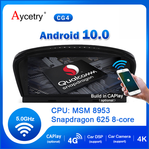 For BMW E60 E62 E90 E92 CAR Radio 2 din Android 10 Qualcomm 8-core 4G LTE Multimedia For BMW Series 3/5 autoradio navigation GPS ► Photo 1/6