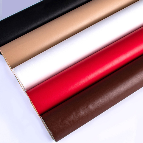 Self-adhesive Leather Fabric, Artificial Leather, Faux Leather