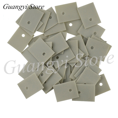 10pcs aluminium nitride ceramic substrate thermal conductive insulating ceramic TO-220/247/264/3P/3 aluminium nitride ► Photo 1/2