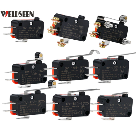 Micro Limit Switch Momentary OV-15-1C25 OV-151-1C25 OV-152-1C25 OV-153-1C25 OV-154-1C25 OV-155-1C25 OV-156-1C25 OV-15-1B5 ► Photo 1/6