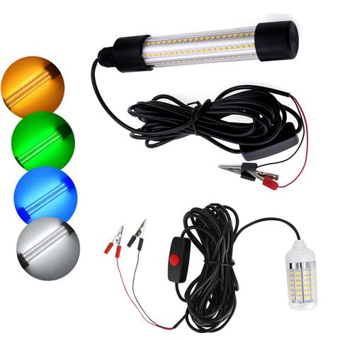 LED Underwater Light Lamp 12V Waterproof For Submersible Night