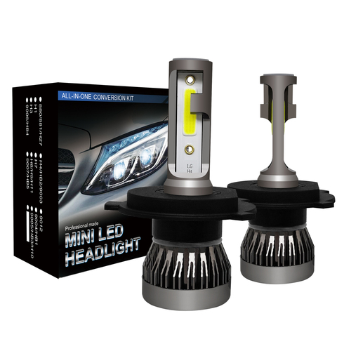 Super Bright LED 12000LM/PAIR Mini Car Headlight Bulbs H1 H4 H7 H8 H9 H11 Headlamps Kit 9005 HB3 9006 HB4 Auto LED Lamps ► Photo 1/6