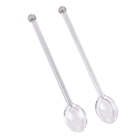 1pc Clear Glass Stirring Coffee Spoon Tea Spoon Dinnerware Eco-friendly Tableware Gift ► Photo 1/6