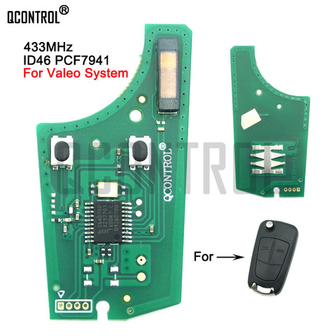 QCONTROL Car Control Remote Key Electronic Circuit Board forOpel/Vauxhall Astra H 2004 - 2009, Zafira B 2005 - 2013 ► Photo 1/1