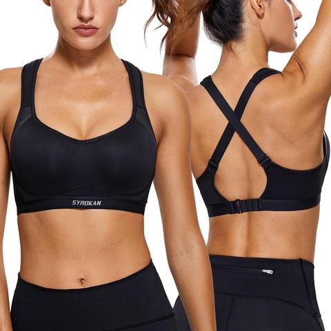 Women's High Impact Cross-back Full Coverage Sports Bra with Integrated Wire ► Photo 1/6