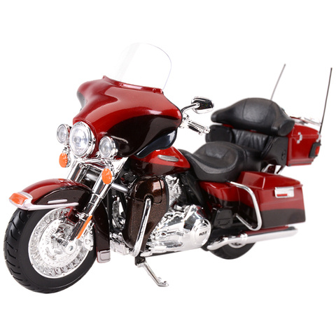 Maisto 1:12 2013 Electra Glide Ultra Limited Die Cast Vehicles Collectible Hobbies Motorcycle Model Toys ► Photo 1/6