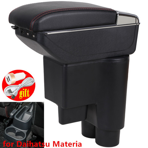 For Daihatsu Materia Armrest box Retrofit parts dedicated Car Armrest Center Storage box car accessories Interior with 7USB ► Photo 1/6