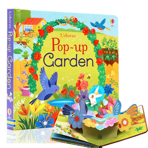 Usborne Pop Up Garden English 3D Flap Picture Books Kids Reading Book baby learn English language Books for Children ► Photo 1/6
