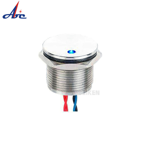 2A Waterproof IP68 Switch Underwater Switch Flat Head Piezo Switch ► Photo 1/4