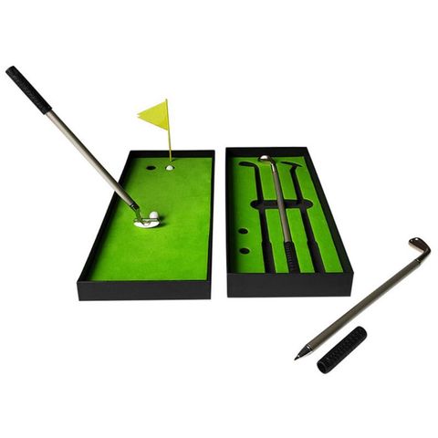 Simulated Golf Course Premium Mini Golf Pen Set Office Gift for Men Ballpoint Creative Writing Supplies Durable ► Photo 1/1