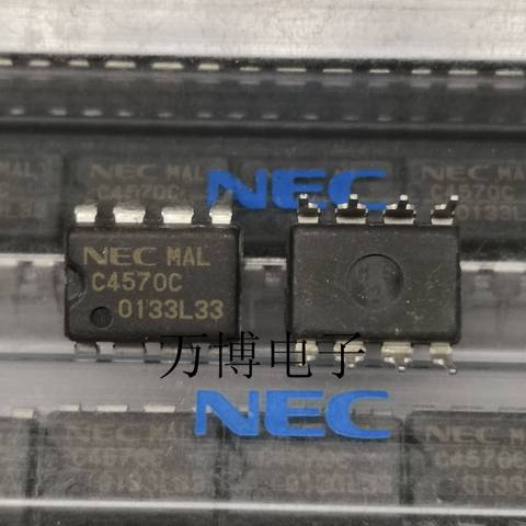 2PCS NEC UPC4570C C4570  DIP-8 Low noise amplifier chip IC ► Photo 1/5