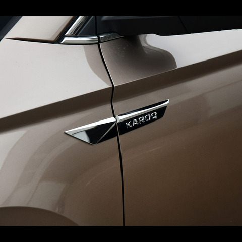 Original Quality Car Styling  Sticker Side Wing Fender Badge Emblem For Skoda KAROQ ► Photo 1/4