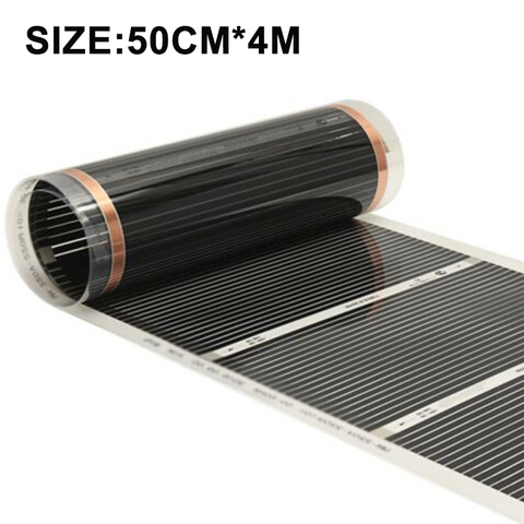 50cm*4m Electric Heating Film Infrared Underfloor Foil Warming Mat 220V 220W Floor Heating Systems & Parts Living Room Warm Mat ► Photo 1/6