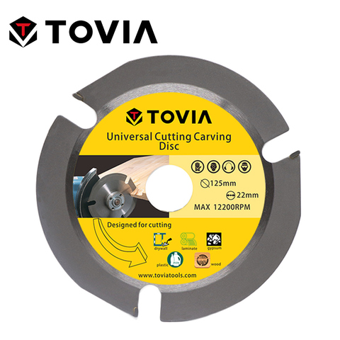 TOVIA 125mm Circular Carbide Saw Blades Cutting Wood For Angle Grinder Saw Disc Wood Cutter Saw Blade For Cutting Wood Multitool ► Photo 1/6