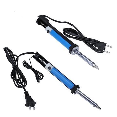 Handle Electric Desoldering Pump Soldering Tool 220V 30W EU US Plug Adjustable Temperature Suction Tin Solder Pen Welding Tool ► Photo 1/6