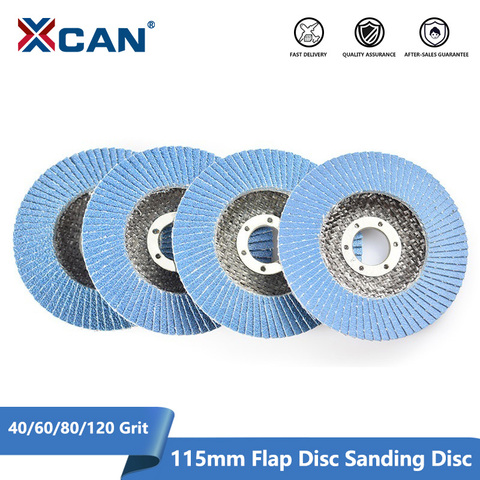 XCAN Flap Discs Sanding Discs 115mm 4.5 inch 40/60/80/120 Grit Grinding Wheel Blade for Angle Grinder Abrasive Tool Sanding Disc ► Photo 1/6