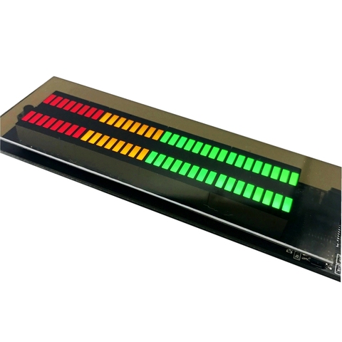 DC 6-30V Stereo Music Spectrum LED light Audio Level Indicator 12V 24V Amplifier VU Meter for Car player Light Atmosphere Lamps ► Photo 1/6