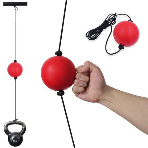 Boxing Reflex Ball PU Quick Punching Ball For Training Boxing Muay Thai MMA Fitness Speed Slimming Workout Home Gym Equipment ► Photo 1/6