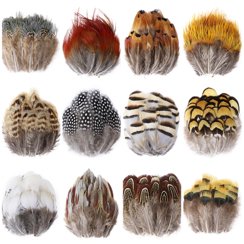 50pcs/Bag Pretty Pheasant Rooster Feathers for Jewelry Making Clothing Accessories Decoration 5-8cm Crafts Plumes Natural ► Photo 1/6