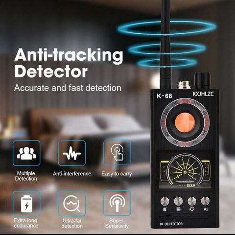 K68 Signal Screening Detector Equipment Anti-Spy Detector Camera Pinhole Lens Detect GSM Device GPS Tracker Anti Eavesdropping ► Photo 1/6