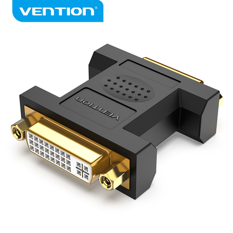 Vention DVI Adapter DVI-I 24+5 Female to Female Extension Adapter 1080P 60Hz DVI Converter for Projector HDTV Moitor DVI Cable ► Photo 1/6