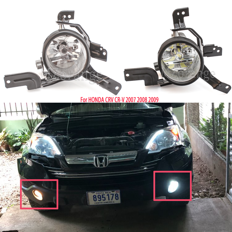 for HONDA CRV 2008 Fog lights LED foglights assembly CR-V 2007