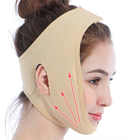 Delicate Facial Thin Face Mask Slimming Bandage Skin Care Belt Shape And Lift Reduce Double Chin Face Mask Face Thining Band ► Photo 1/6