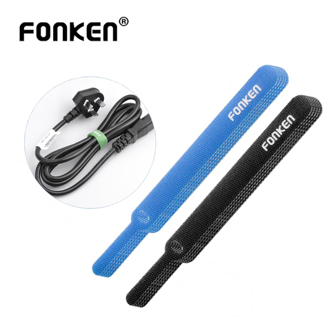Fonken Phone Cable Organizer Wire Holder USB Cable Tie Desktop Tidy Cable PC Cable Management Cable Mouse Keyboard Cable Winder ► Photo 1/6